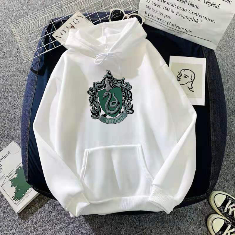 Autumn Winter Couple Top Loose Hooded Sweatshirt