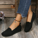 Casual Mesh Flats Shoes Fashion Solid Color Round Toe Loafers Cozy Lazy Shoes