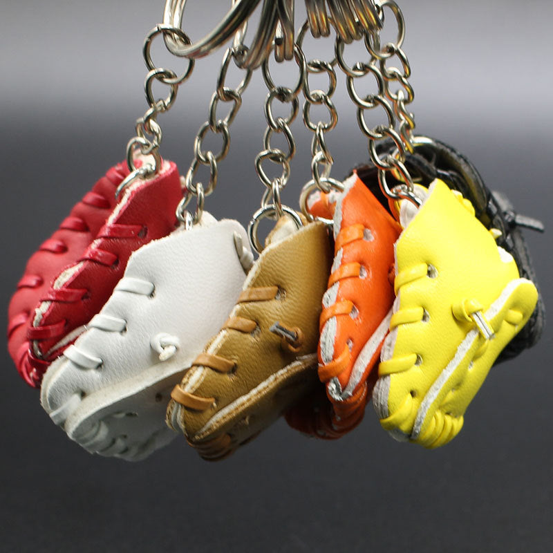 Creative Baseball Glove Keychain Bag