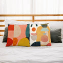 Simple Geometric Abstract Pattern Sofa Backrest Cushion Cover