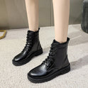 Fashion Martin Boots Female British Style