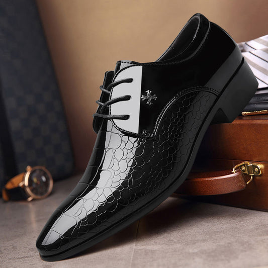 Winter New Style Leather Shoes Men's Business Formal Shoes