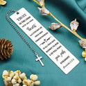 Family Bible Verse Alloy Bookmark