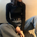 Women's Autumn Top Knitted Bottoming Shirt Turtleneck Sweater