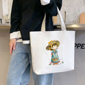 Women's Canvas Bag New Shoulder Handbag Student Tote One Piece