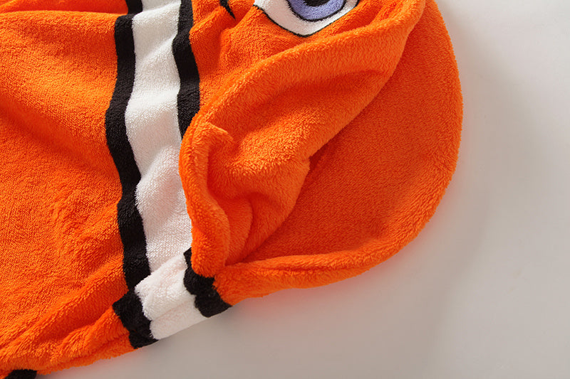 Warm clown fish cartoon Plush sleeping bag