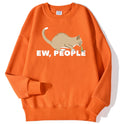 Fashion Personality Cat Print Sweatshirt Men