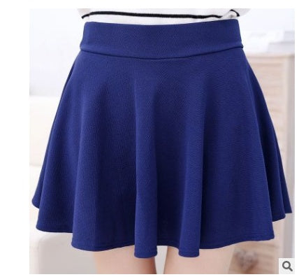 Spring and summer new Korean version of the high waist pettiskirt sun skirt anti-light safety half-length skirt explosion