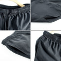 Sports Fitness Mid-waist Woven Polyester Shorts