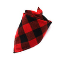 Thick flannel triangle scarf