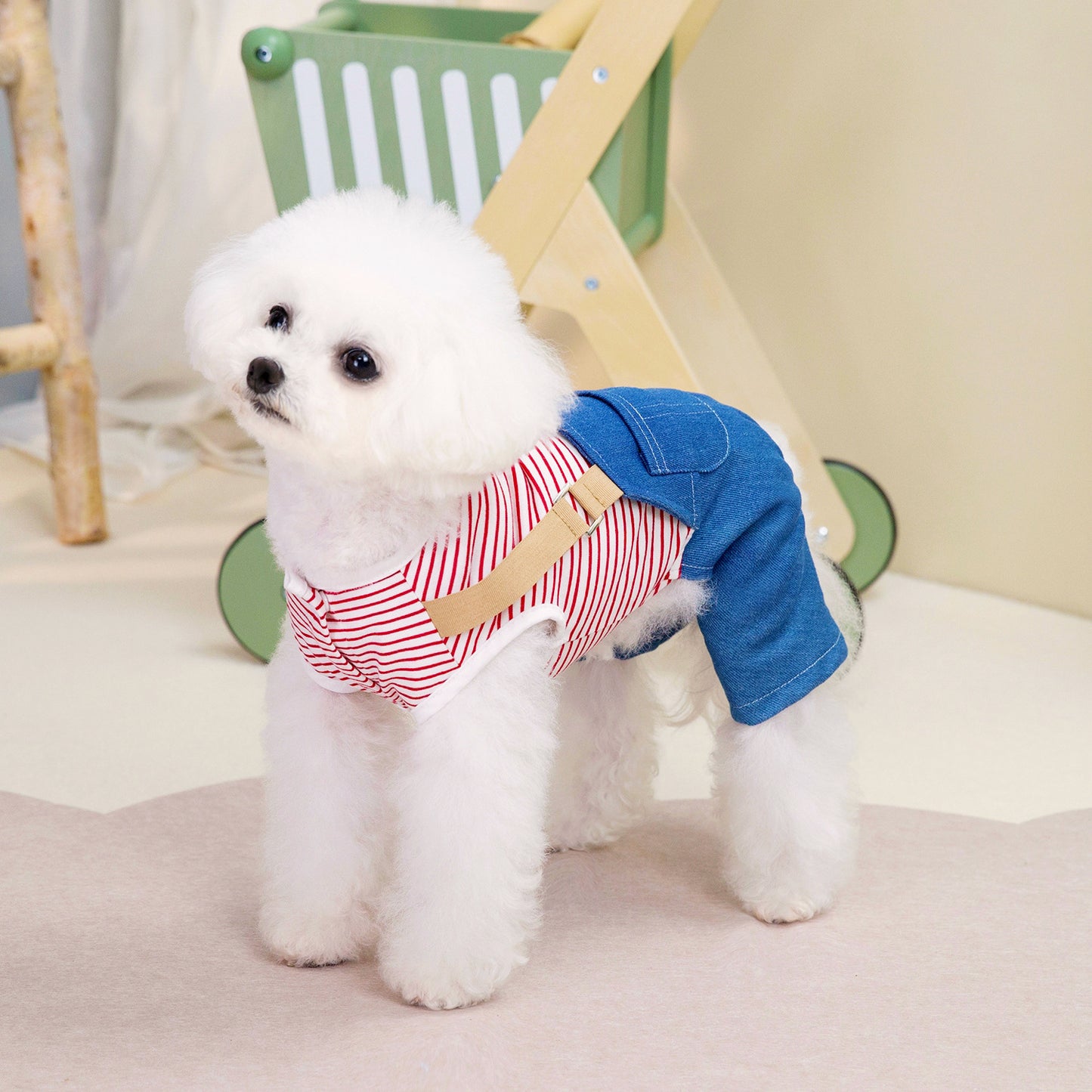 Fashion Personality Pet Dog Denim Four Pants