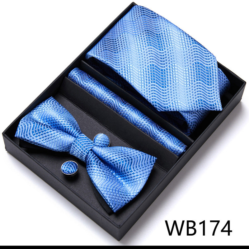 Men's Business Dress Wedding Bow Tie Suit