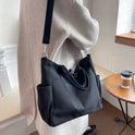 Women's Autumn Capacity Retro Simple Canvas Bag