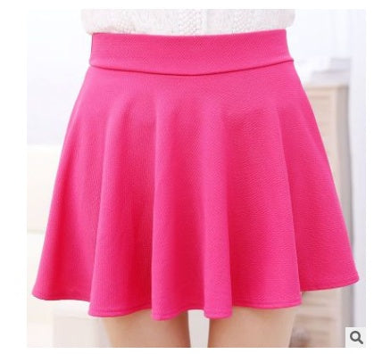 Spring and summer new Korean version of the high waist pettiskirt sun skirt anti-light safety half-length skirt explosion