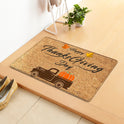 Thanksgiving Day Fall Autumn Pumpkin Doormat Thanksgiving