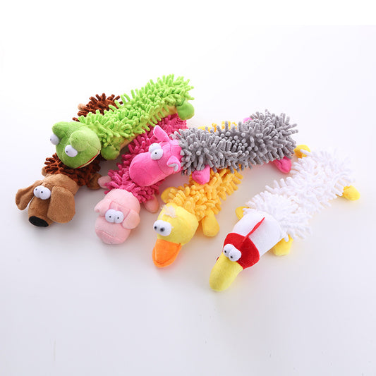 Dog Bite Plush Microfiber Horse Molar Pet Toy