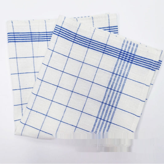 European And American Classic Linen Cotton Yarn-dyed Plaid Kitchen Towel