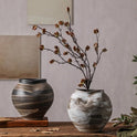 Hand-pinching Special-shaped Vase Vintage Ceramic Pottery Pot Decoration