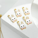 Long Eared Rabbit DIY Zinc Alloy Accessories