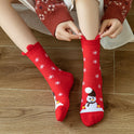 Cotton New Year Cartoon Stereo Ear Cute Elk Christmas Socks