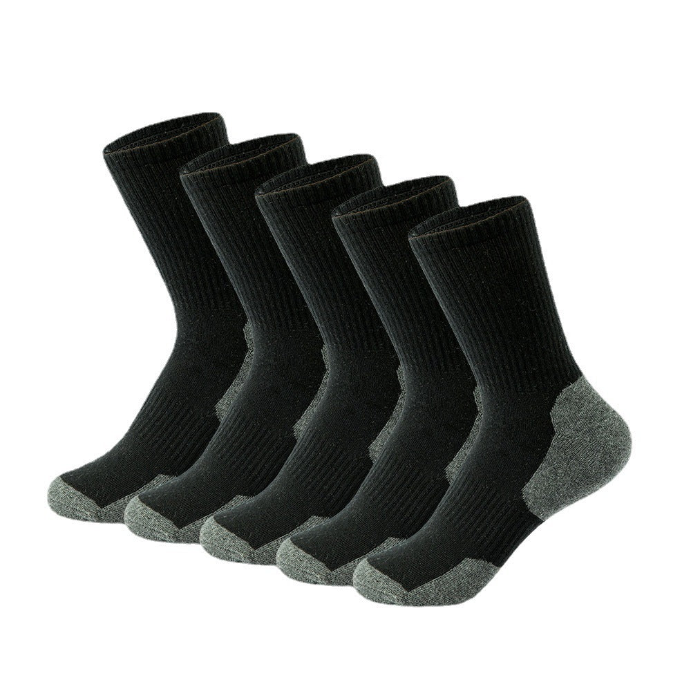 Men's Mid-calf Length Sock Sweat Absorbing And Deodorant