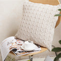 Vintage Continental Knitted Plain Cushion Cover