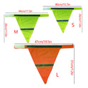 Dog Reflective Bandanas Pet Triangular Towel Scarf Bright Color Polyester Bib