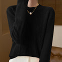 Front Line Ready-made Garments Round Neck Woolen Sweater Autumn And Winter Fashion Twisted Flower