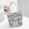 Small Retro Embroidered Canvas Handbag