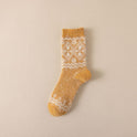 Autumn And Winter Ins Tide Mid-calf Thick Needle Double Needle Women's Socks