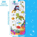 Printed Children's Lengthened PVC Bathroom Mat