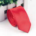 Casual Solid Color Polyester Silk Business Men's Tie