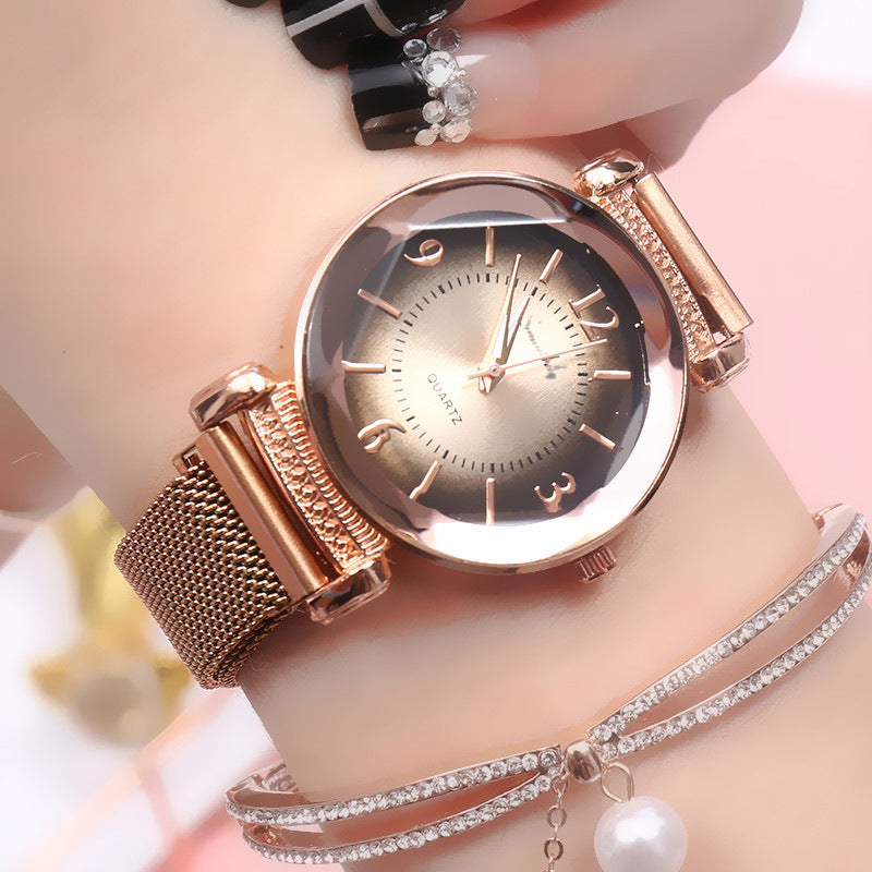 Gradient color trend watch ladies fashion casual