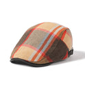 Retro Artistic Cotton Plaid Hat