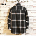 Men's Casual Plaid Shirt Korean Style