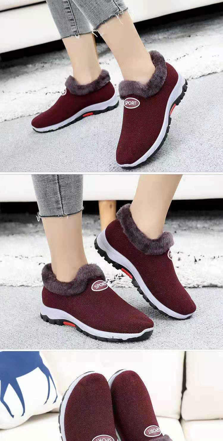 Lightweight Non-slip Wear-resistant Soft-soled Women's Winter Cotton Shoes