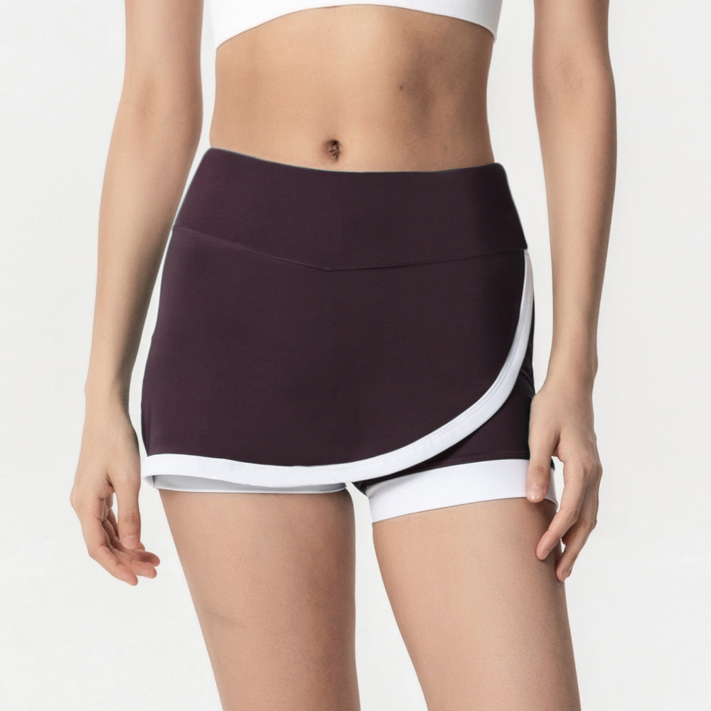 Yiang Yoga Breathable Workout Shorts Women's Anti-exposure