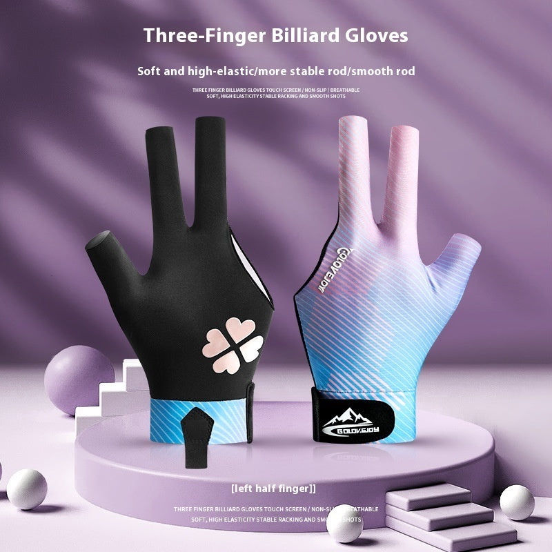 Billiard Gloves High Elastic Breathability Lightweight