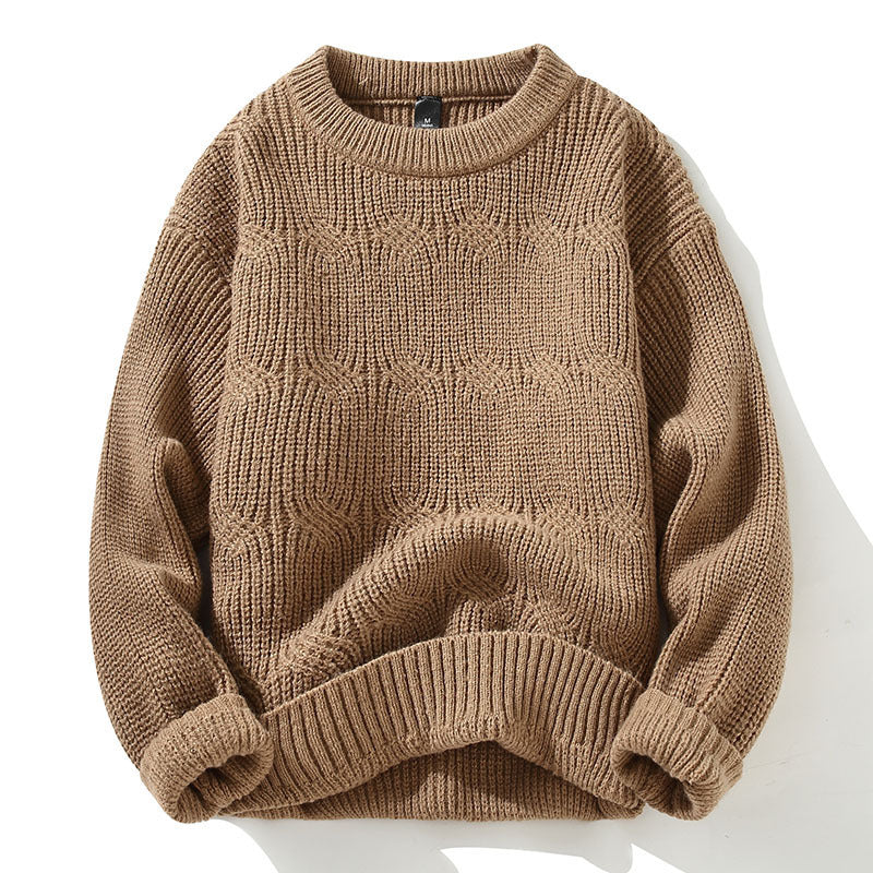 Autumn New Round Neck Pullover Base Autumn New Men's Sweater