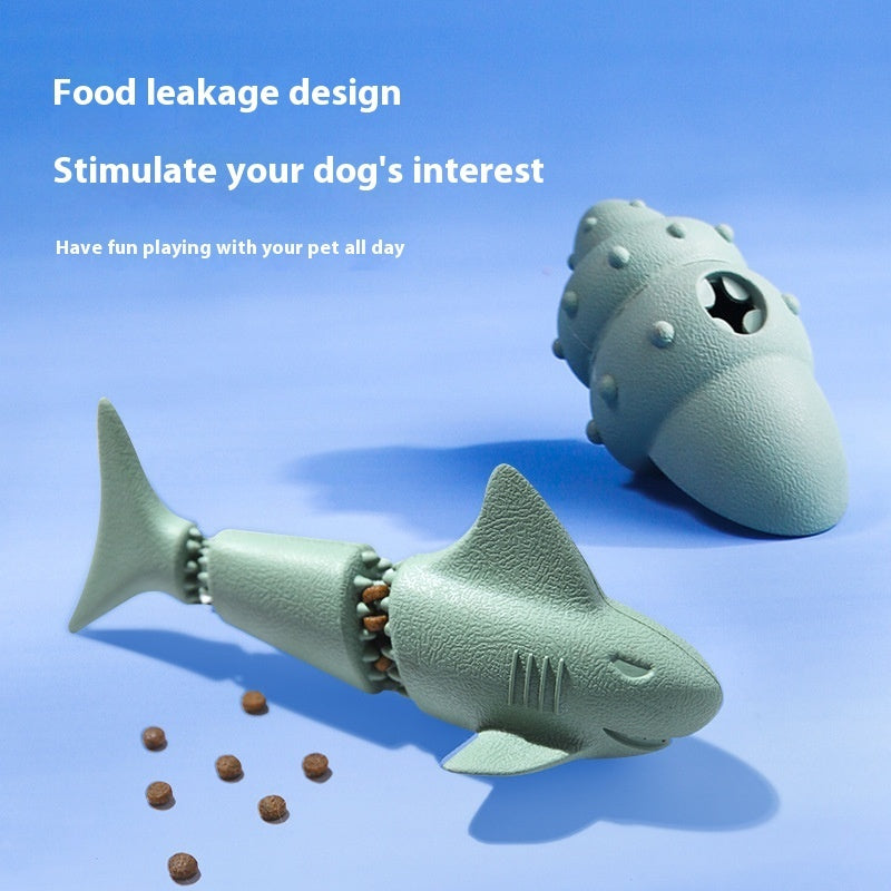 Dog Food Leakage Deep Sea Shark Rubber Dog Toys