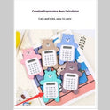 Cartoon Bear Calculator Student Mini-Portable