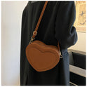 Women's Bag Western Style Leisure Fashion Heart Bag Girl Crossbody Shoulder