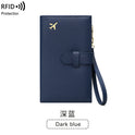 RFID Anti-magnetic Passport Holder Multifunctional Long Ladies Wallet