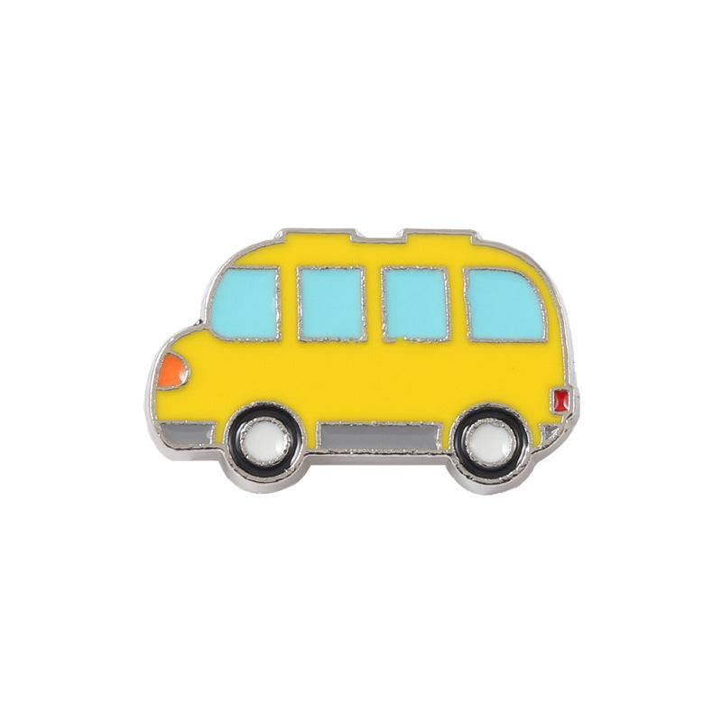 Cartoon Vehicle Series Alloy Jewelry Brooch