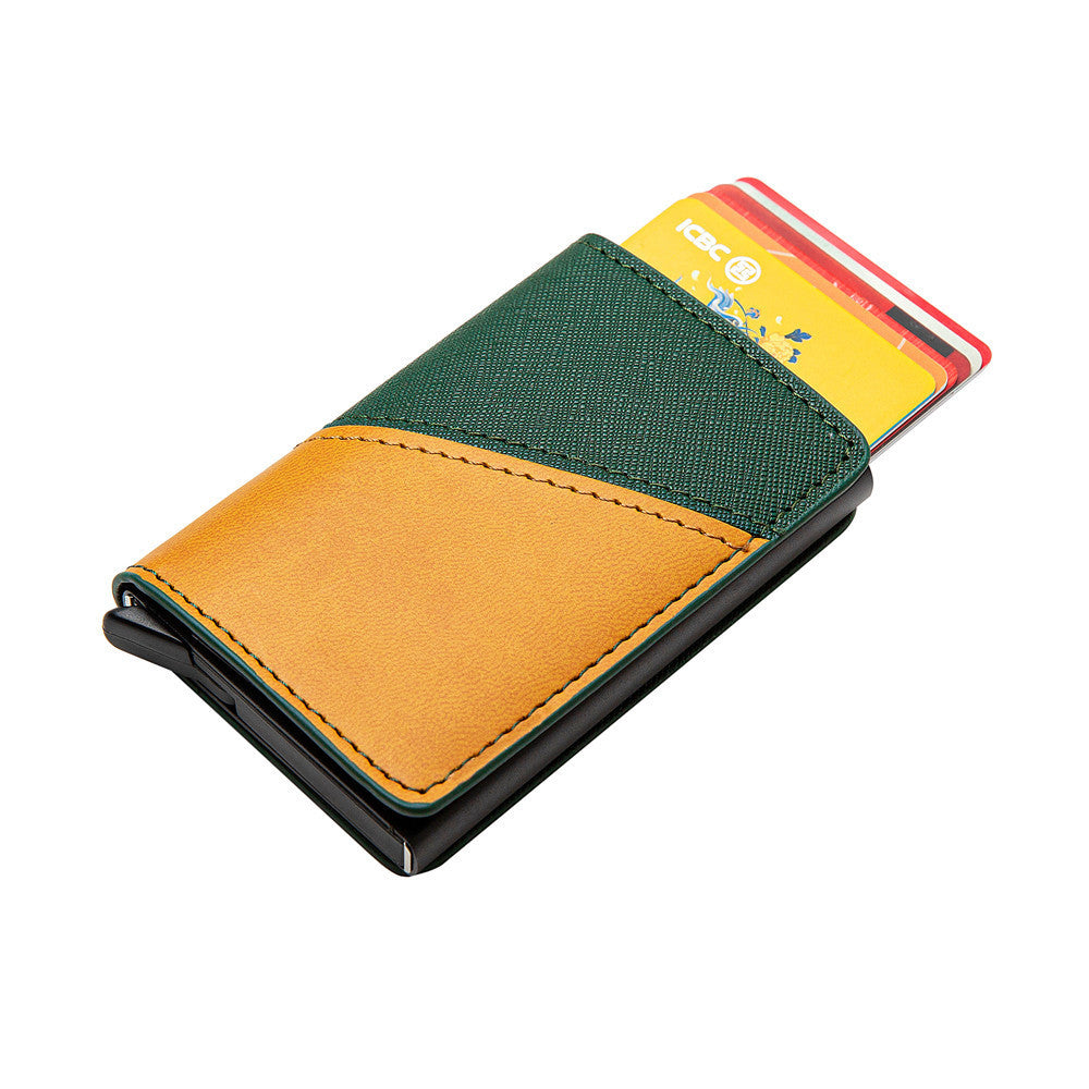 Men's Fashion Color Contrast Wallet