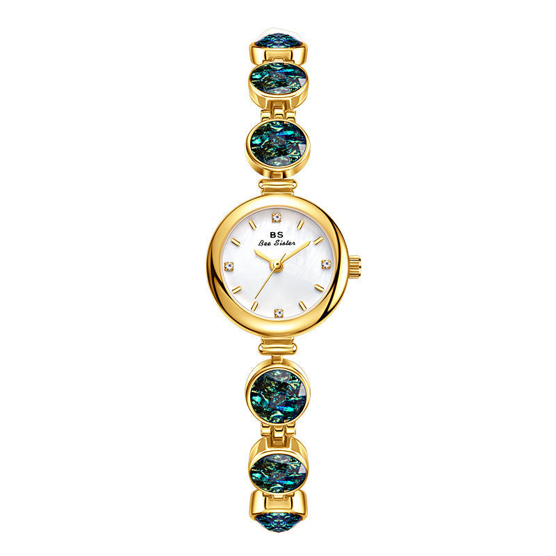 Glow Rough Stone INS Malachite Colorful Women's Watch