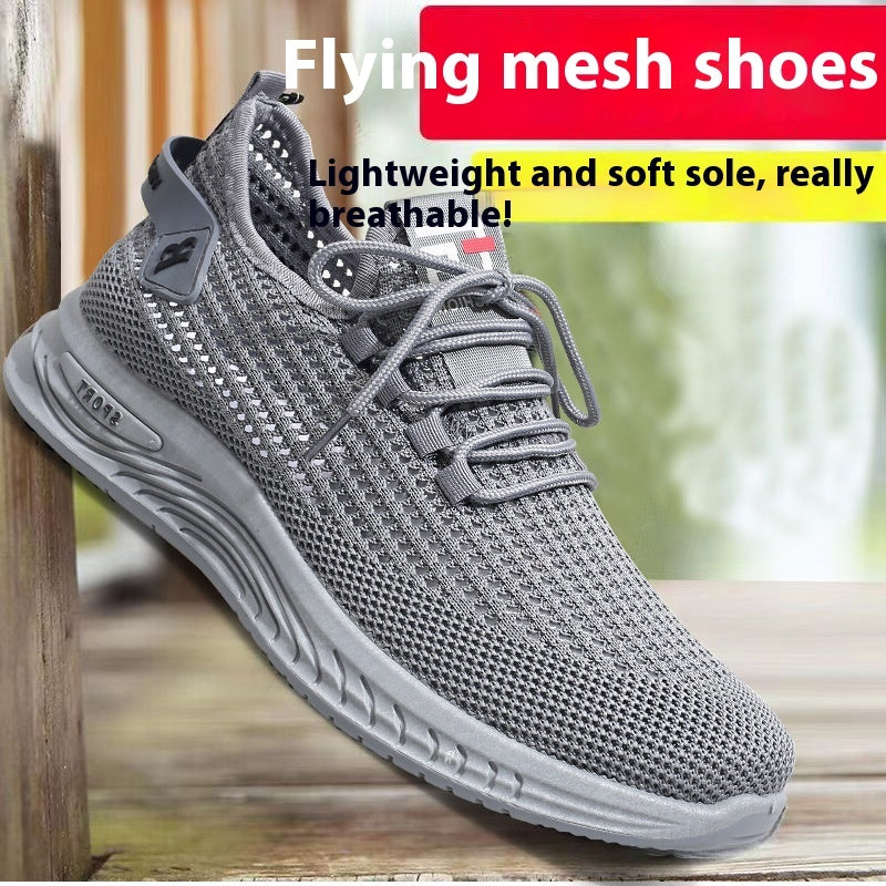 Summer Men's Leisure Pajamas Soft Bottom Mesh Shoes