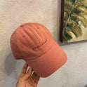 Men And Women Fashion Casual Letters Embroidered Duck Tongue Hat