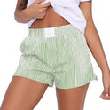 Fashion Loose Comfortable Striped Shorts With Pockets For Women