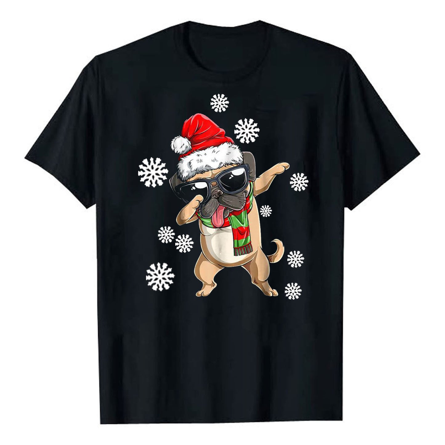 Christmas Printed Men's And Women's T-shirts